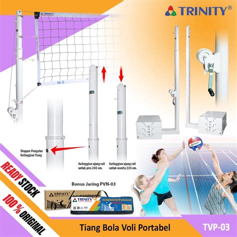 Jual Tiang Voli Portable Trinity TVP03 Shopee Indonesia