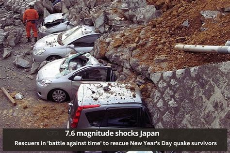 Japan Is Rocked By A 7 6 Magnitude Earthquake