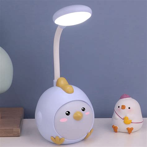 Reading Light Cartoon Charging Eye Night Light Bedroom Dormitory ...