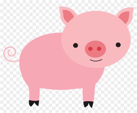 Fazenda Minus Domestic Pig Free Transparent Png Clipart Images