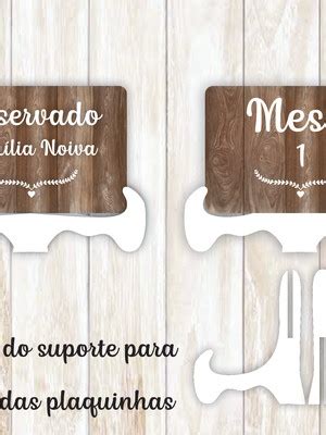 Placa Reservado Casamentos Mdf Retangular Personalizado Elo