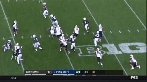 Kj Hamler Punt Return Vs Kent State Penn State Big Ten Football