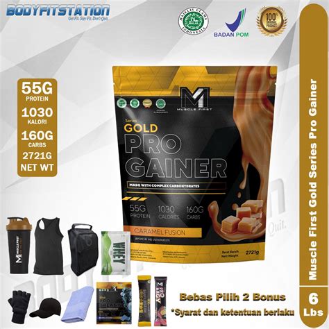 Jual Muscle First Gold Pro Gainer Lbs Lb Bulk Bulking Fitness Gym