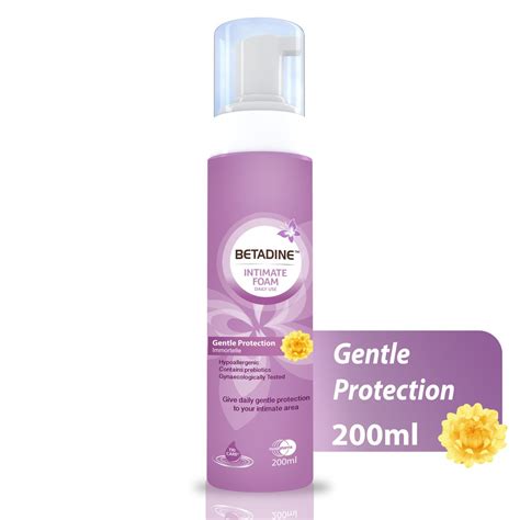 Betadine Intimate Foam With Gentle Protection 200ml Online At Best Price Personal Cleansing