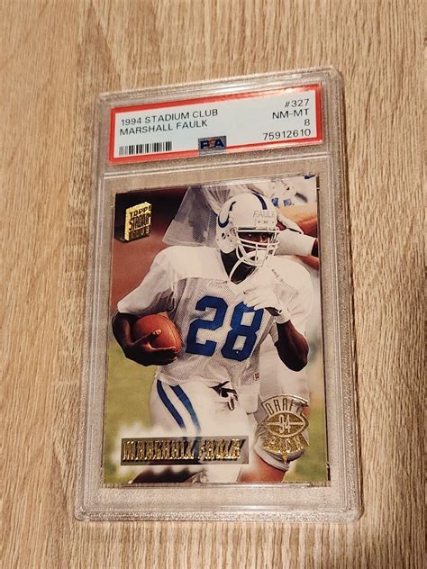 Topps Stadium Club Marshall Faulk Rc For Sale Online Ebay