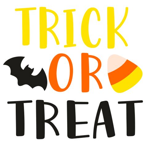 Trick Or Treat Svg Trick Or Treat Vector File Png Svg Cdr Ai