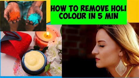 How To Remove Holi Colour From Skin How To Remove Holi Colour From