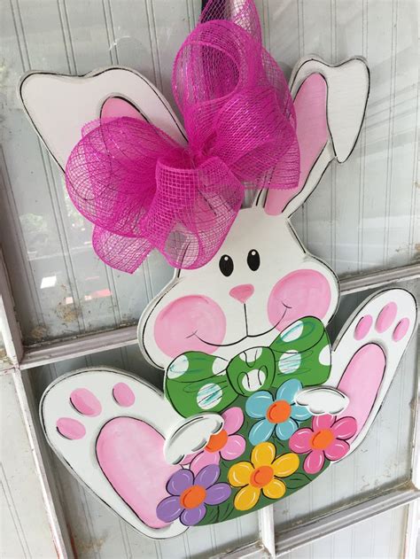 Easter Decorations Easter Wreath Front Door Decor Easter Door Hanger Etsy Easter Wreaths