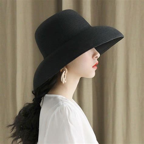 Straw Hat Beach Beach Hat Travel Hat Hepburn Style Best Ts For