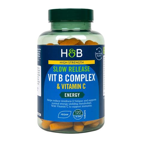 H B Super Strength Complete Vit B Complex Vitamin C Tablets