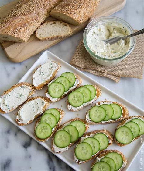 Garlic Chive Cream Cheese Spread The Little Epicurean