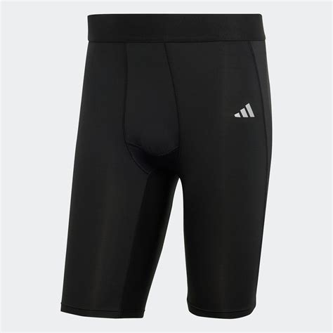 Adidas Techfit Short Tights Black Mens Stripe 3 Adidas