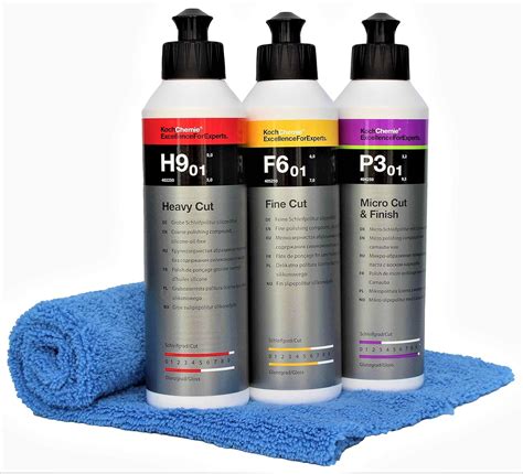 Amazon fr Koch Chemie Kit de polissage Heavy Cut H9 01 250 ml pâte