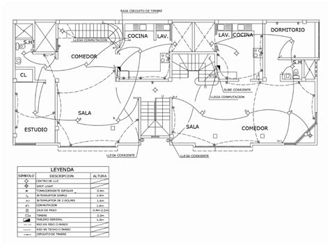 Plano De Instalacion Electrica Domiciliaria En Autocad - Descargar Fortnite