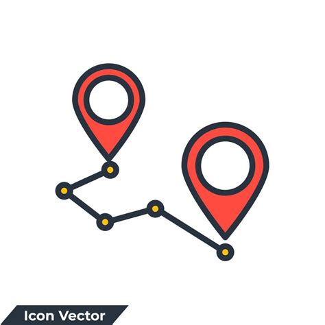 Gps Tracking Icon Logo Vector Illustration Tracking Symbol Template