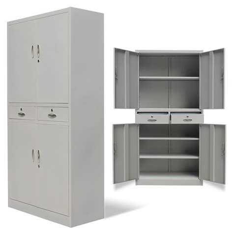 Metal Office Cabinet Doors Drawers Grey Plus Shipping From