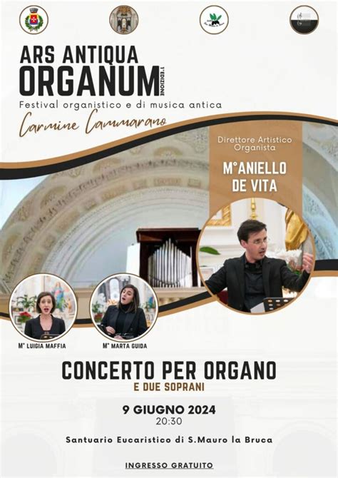 San Mauro La Bruca Parte Ars Antiqua Organum Il Festival Organistico