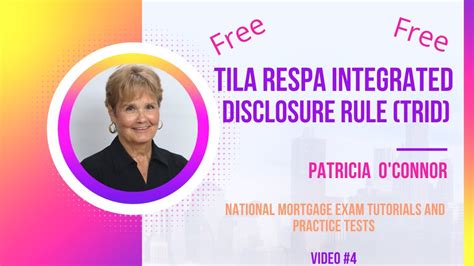 Tila Respa Integrated Disclosure Rule Trid Free Tutorial Youtube