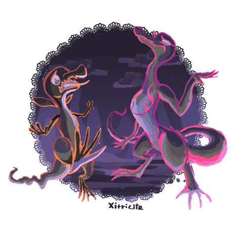 Salandit And Salazzle By Lugia Sea On Deviantart