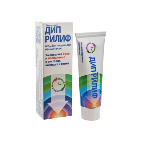 Дип Рилиф гель для наружного применения 50 г 1 шт - купить, цена и ...