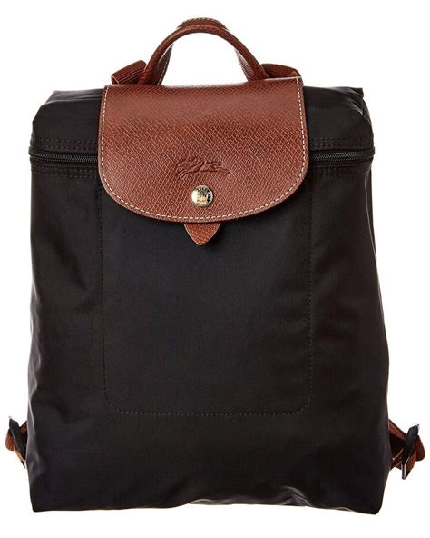 Longchamp Le Pliage Nylon Backpack In Black Lyst