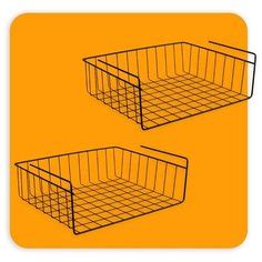 Корзина подвесная на полку в шкаф - 85 фото