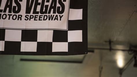 Charlotte And Las Vegas Nascar Banners At The Eddie Vannoy Collection