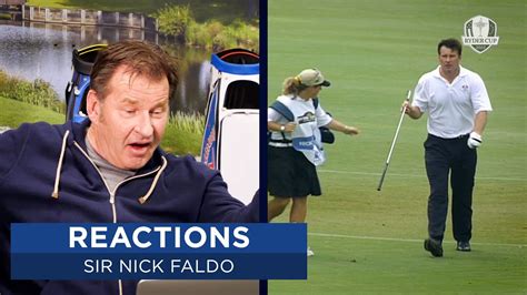 Sir Nick Faldo Ryder Cup Reactions Youtube