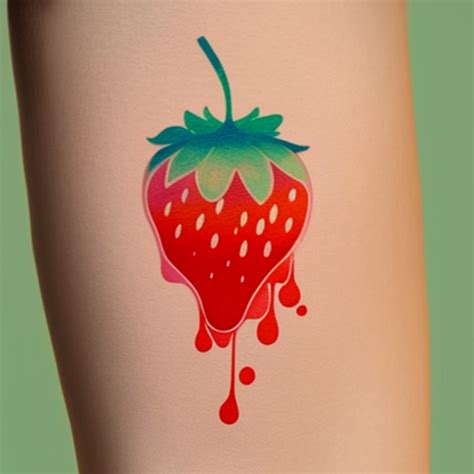 72 Strawberry Tattoo Ideas - TattooClue.com