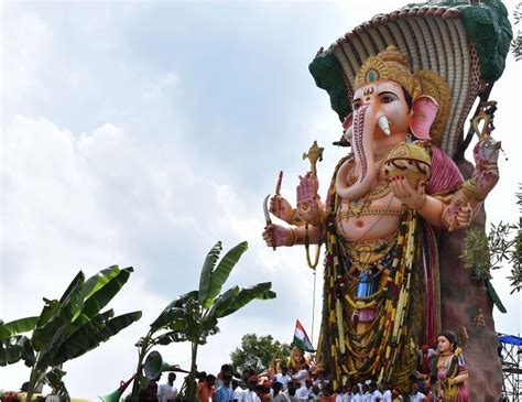 Khairatabad Ganesh Is One Of The Tallest Ganesh Idols Across India Who