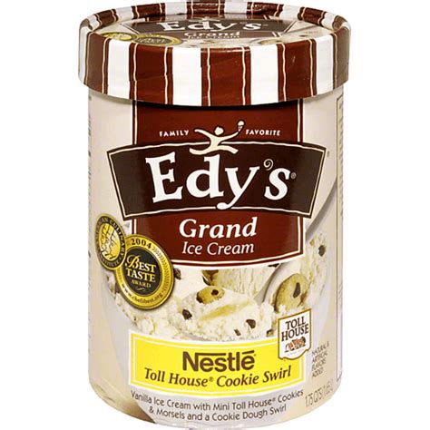 Edys Grand Ice Cream Nestle Toll House Cookie Swirl Ice Cream Foodtown