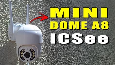 COMO INSTALAR CÂMERA IP ICSEE MINI DOME A8 Smart Câmera Câmera boa e