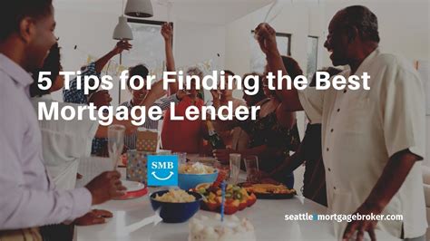 Seattle Mortgage Lenders 5 Tips For Finding The Best Youtube