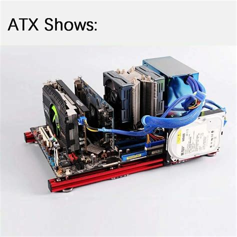 Aluminum Test Bench For Itx Matx Atx Eatx Computer Open Frame Air Case Htpc Pc Games Gpu Twist