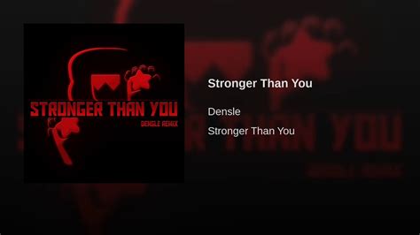 Stronger Than You Youtube