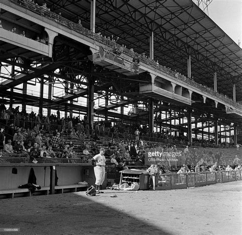 A CBS Camera At Ebbets Field Brooklyn NY Image Dated April 13 1957