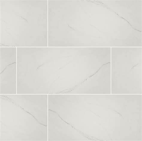 MSI Aria Ice 24 X 48 Polished Porcelain Tile Premium 16 00 Sq Ft Ctn