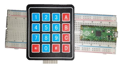 Use Matrix Keypad With Raspberry PI Pico To Get User Codes Input