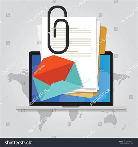 14 778 File Attachment Computer Images Stock Photos Vectors