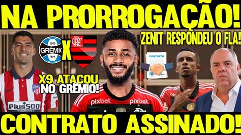 Aos Do Segundo Braz Tira Carta Da Manga E Zenit Responde Flamengo