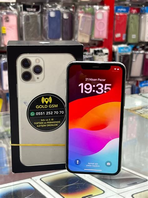 GOLD GSM IPHONE 11 PRO KUTULU FATURALI FULL ORİJİNAL Akıllı Telefon