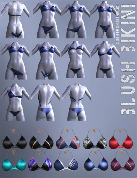 Blush Bikini For Genesis 8 Females Daz 3D