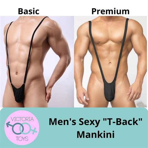 Jual Men S Sexy T Back Mankini Lingerie Underwear Pakaian Dalam Sexy Pria Basic Putih Di