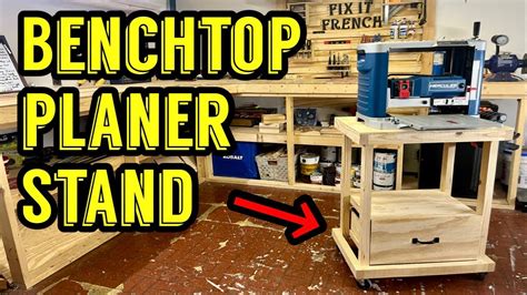 How To Build A Benchtop Planer Stand With Shelf And Drawer Hercules