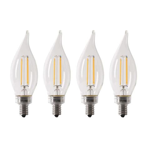 Feit Electric Watt Equivalent Ba E Candelabra Dimmable Filament