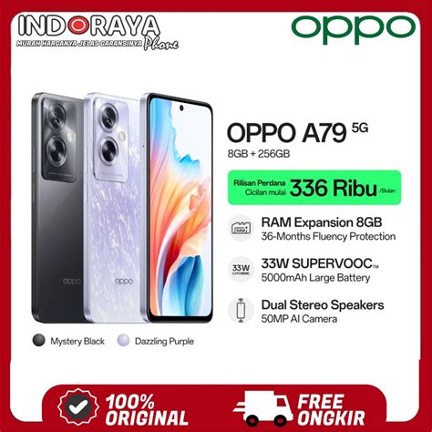 Jual OPPO A79 5G 8GB 256GB Dual Stereo Speakers 33W SUPERVOOC 5000mAh