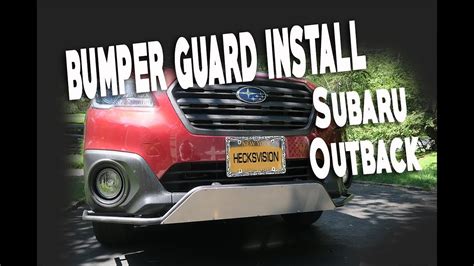 Lp Adventure Bumper Guard Install Subaru Outback Youtube