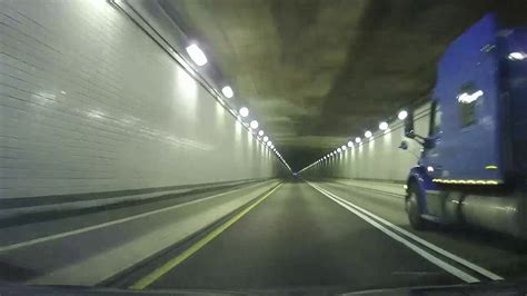 Driving Through The Allegheny Mountain Tunnel On The Pennsylvania