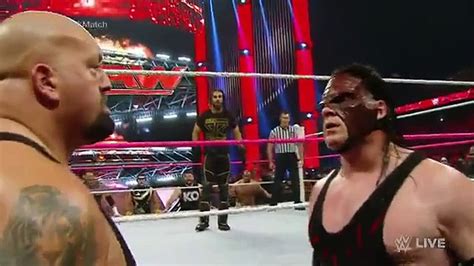 Demon Kane Vs Seth Rollins Lumberjack Match Raw October 12 2015