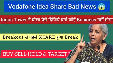 Vodafone Idea Share Latest News Vodafone Idea Share Latest News Today